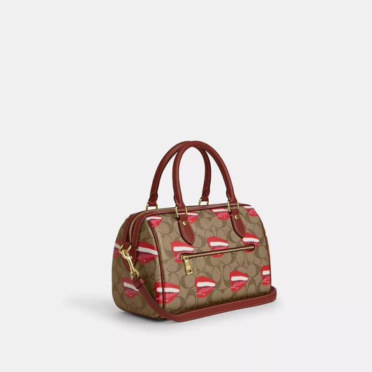 Coach Outlet Coach X Tom Wesselmann Rowan Satchel In Signature Canvas