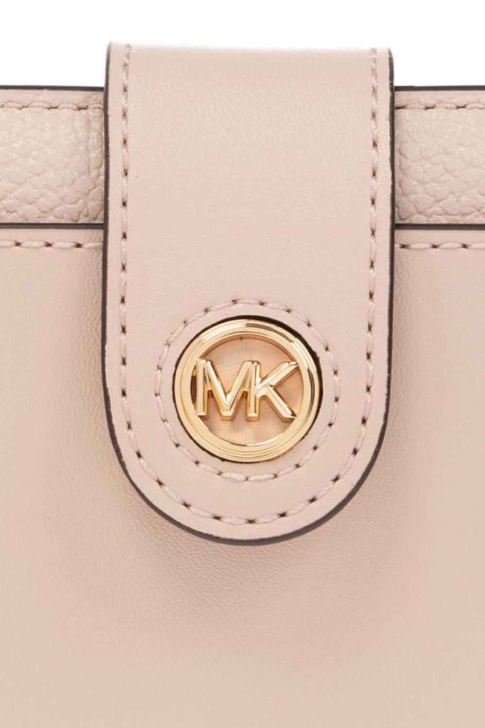 Michael Michael Kors Logo-Plaque Zipped Wallet