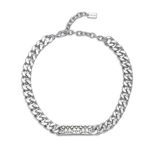 Quilted Signature Link Necklace