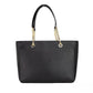 Michael Kors Jet Set Medium  Leather Front Zip Chain Tote Purse Women's Bag