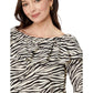 Tiger Ruffle Top