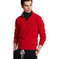 Luxury Jersey Quarter-Zip Pullover