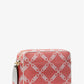 Parker Medium Empire Logo Jacquard Crossbody Bag