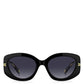 Safilo Rectangle Sunglasses, 56mm