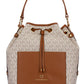Michael Michael Kors Monogram Drawstring Bucket Bag