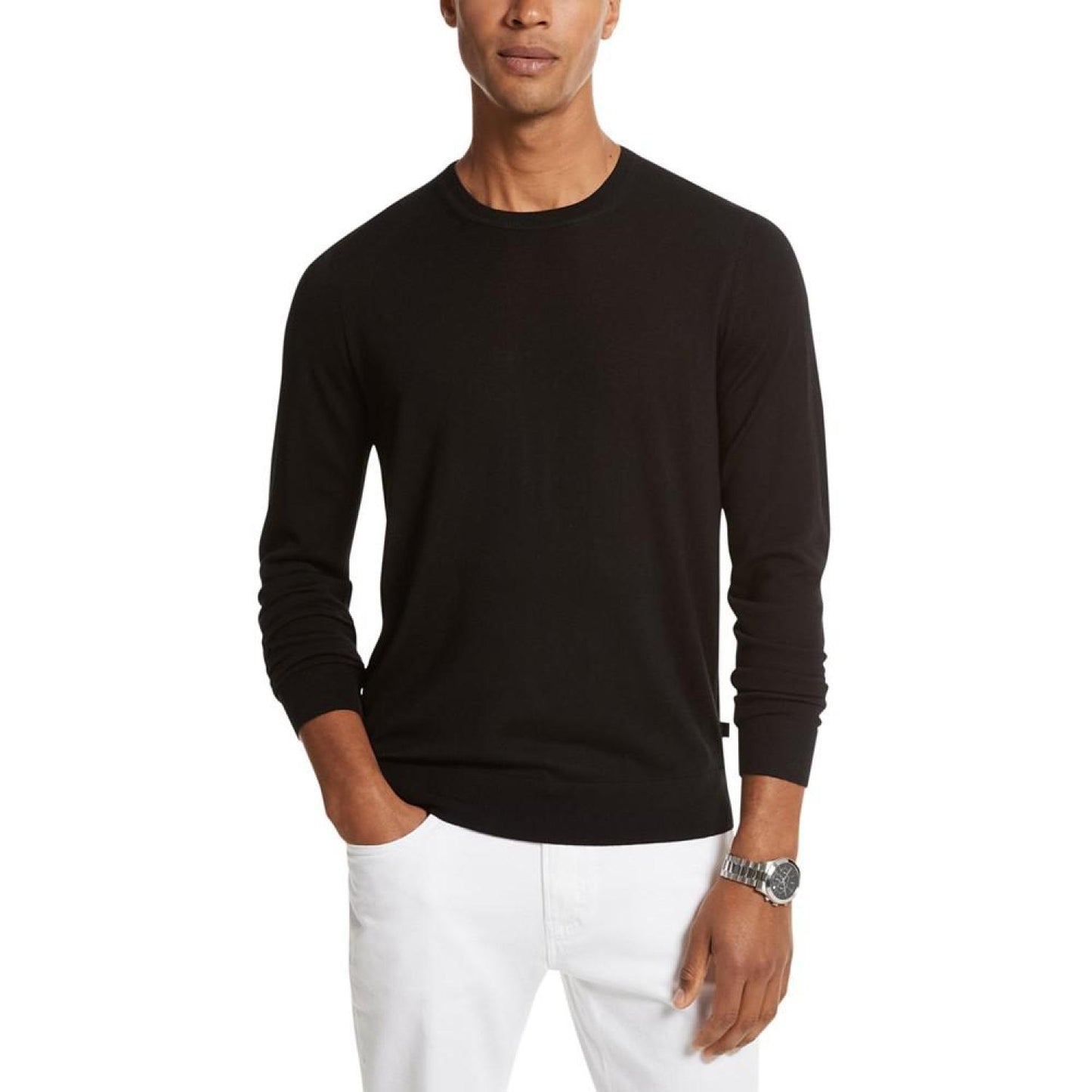 Men's Merino Wool Crewneck Sweater