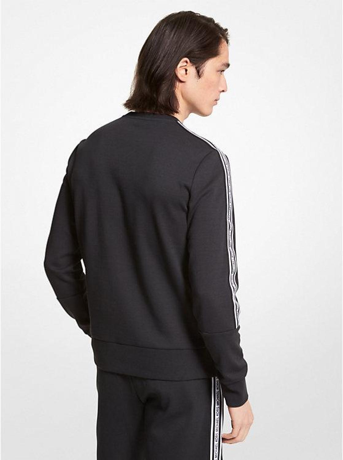 Logo Tape Cotton Blend Sweatshirt