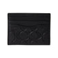 Flat Card Case in Signature Leather