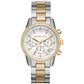 Women's Chronograph Ritz Two-Tone Stainless Steel Bracelet Watch
