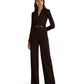 Belted Jersey Surplice Jumpsuit