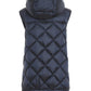 MAX MARA Women's 'The Cube' Tregil Gilet Blue Puffer Vest