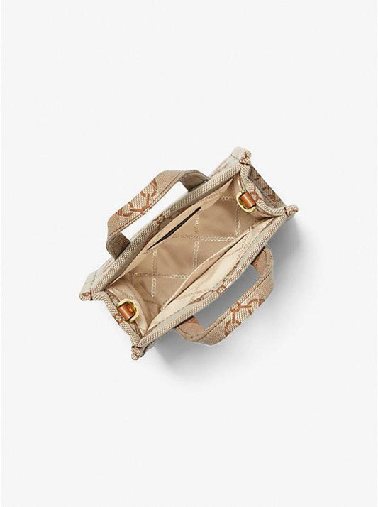 Gigi Extra-Small Empire Logo Jacquard Crossbody Bag