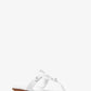 Aubrey Cutout Leather T-Strap Sandal