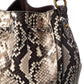 Michael Kors Collection Snake-Embossed Leather Bucket Bag
