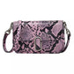 The Snake-Embossed Leather J Marc Mini Shoulder Bag