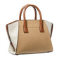 Avril Small Top Zip Leather Satchel