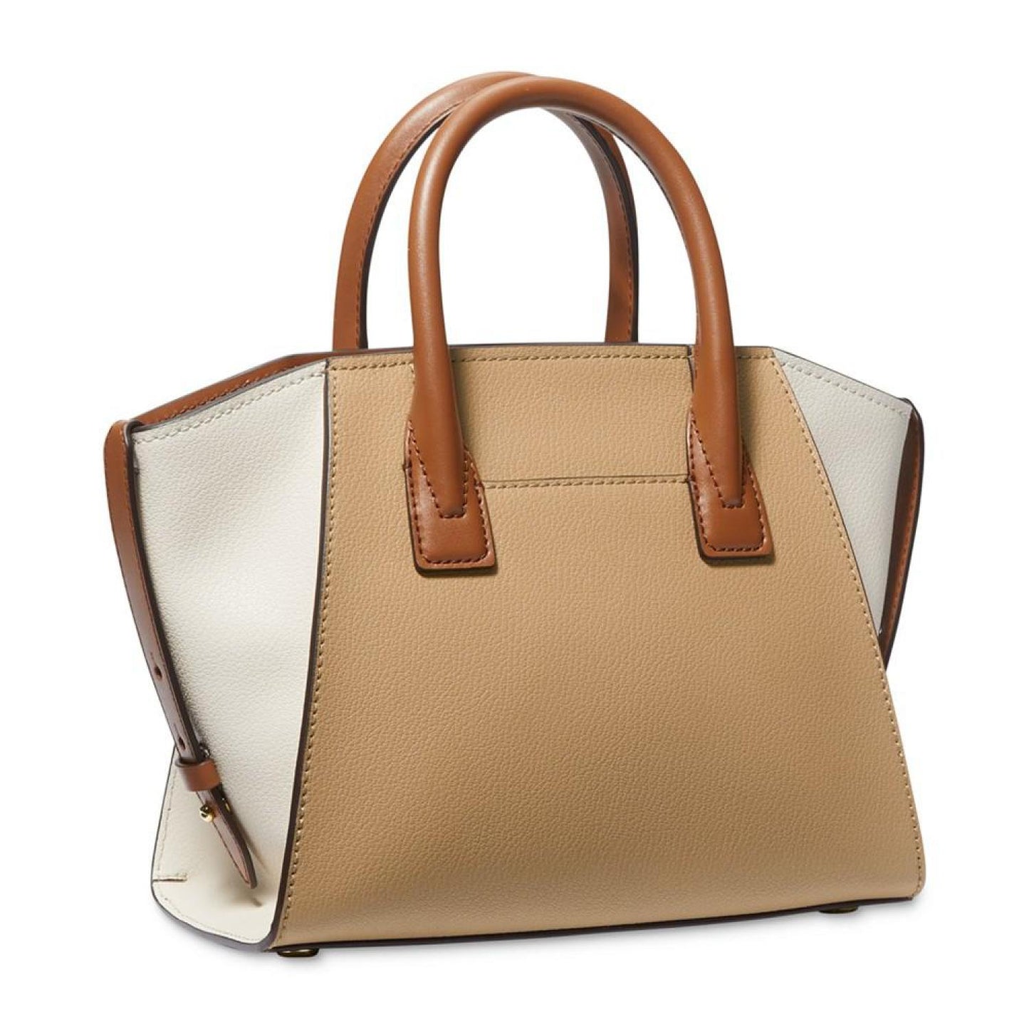 Avril Small Top Zip Leather Satchel