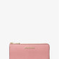 Jet Set Travel Large Saffiano Leather Quarter-Zip Wallet