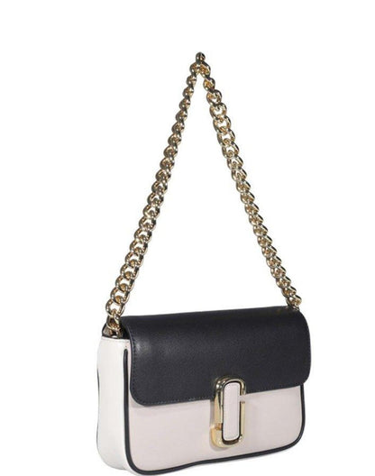 Marc Jacobs Logo Plaque Chained Shoulder Bag