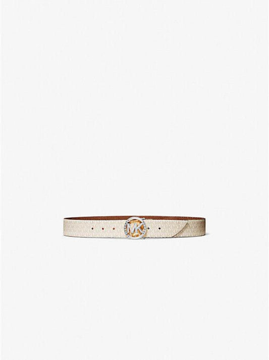Reversible Logo and Crocodile Embossed Belt