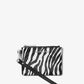 Zebra Print Calf Hair Coin Purse