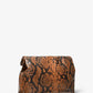Monogramme Python Embossed Lunch Bag Clutch