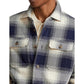 Plaid Fleece Shirt Jacket