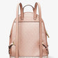 Rhea Medium Color-Block Logo Backpack