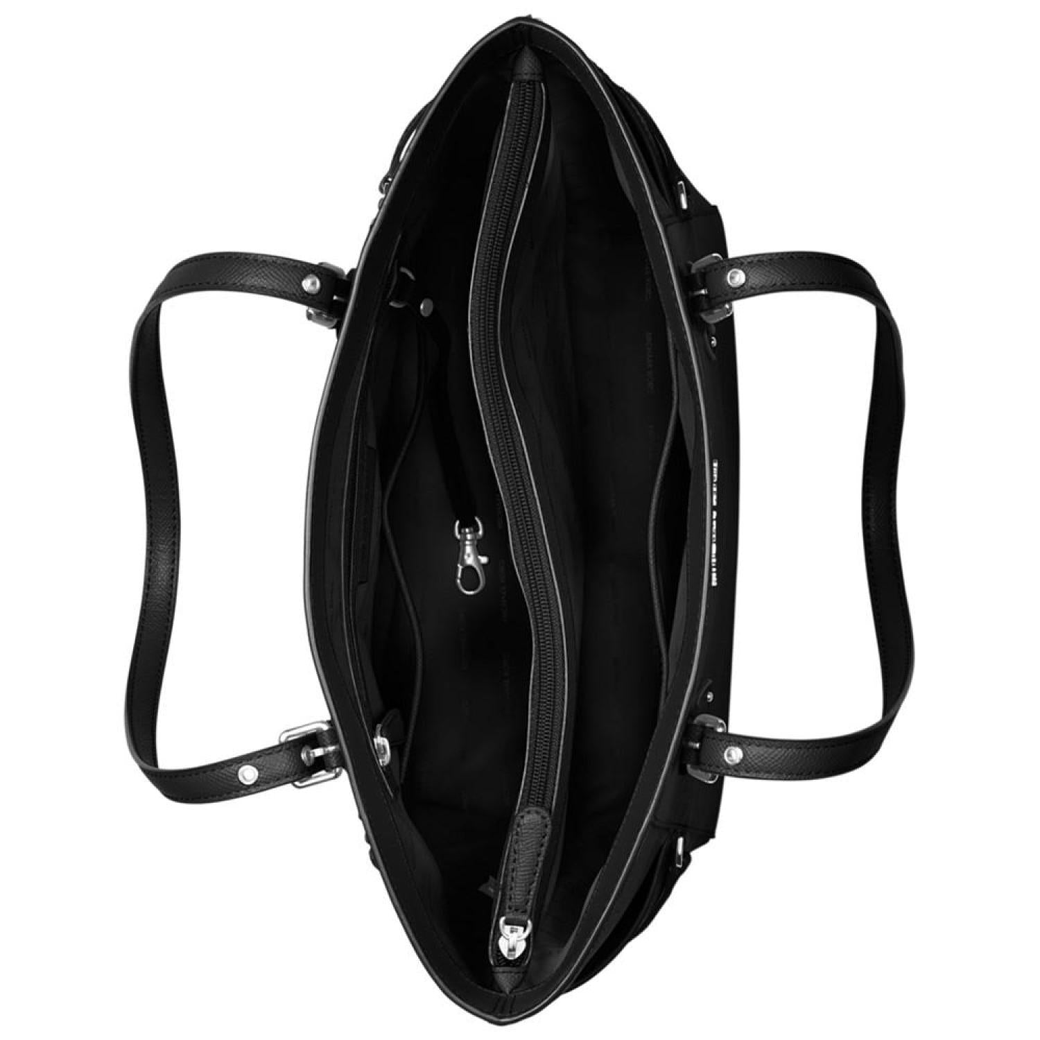 Voyager east west deals crossgrain leather tote