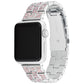 Stainless Steel Crystal Apple Bracelet, 38, 40, 41mm