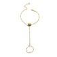Gucci Le Marche Des Merveilles 18K Yellow Gold, Diamond and Mother of Pearl 2.5mm Charm Bracelet YBA50684100100M