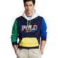 Logo Color-Blocked Fleece Hoodie