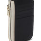 Ava Colorblocked Pebbled Leather Coin Card Case Wristlet