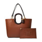 Color-Block Leather Rae Tote