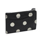Morgan Sunshine Dot Printed PVC Coin Card Case Wristlet