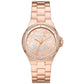 Women's Lennox Quartz Three-Hand Rose Gold-Tone Stainless Steel Watch 37mm