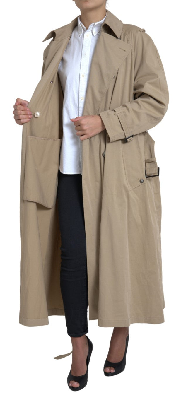 Dolce & Gabbana Elegant Double Breasted Trench Coat
