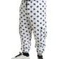Dolce & Gabbana Chic White Jogger Pants with Iconic DG Print