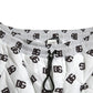 Dolce & Gabbana Chic White Jogger Pants with Iconic DG Print
