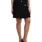 Dolce & Gabbana Elegant High-Waist A-Line Mini Skirt