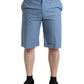 Dolce & Gabbana Sky Blue Cotton Bermuda Shorts