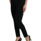Dolce & Gabbana Elegant Mid Waist Stretch Jeans in Black