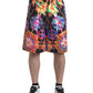 Dolce & Gabbana Multicolor Printed Bermuda Shorts