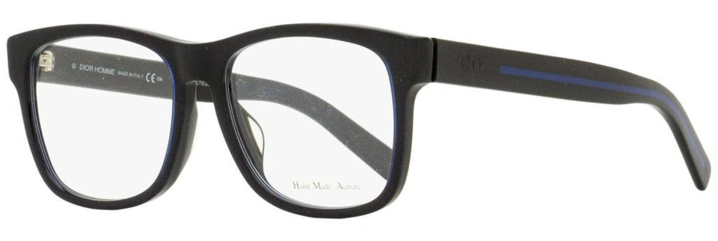 Dior Men's Homme Eyeglasses Black Tie 197F KZO Black/Blue 56mm
