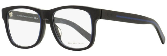 Dior Men's Homme Eyeglasses Black Tie 197F KZO Black/Blue 56mm