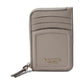 Knott Pebbled Leather Zip Card Holder