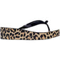 Rina Womens Animal Print Slip On Wedge Sandals
