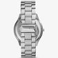 Slim Runway Silver-Tone Watch