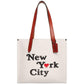 Relay Tote 34 NYC Medium Leather Tote Bag