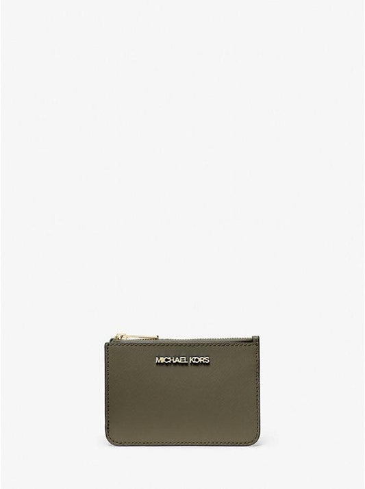 Jet Set Travel Small Saffiano Leather Coin Pouch